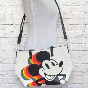 NOT AVAILABLE Disney LOUNGEFLY Mickey Mouse Tote Handbag Bag / Cross Body /Pride